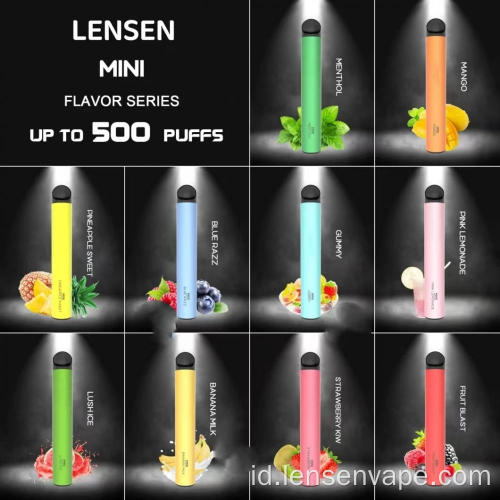 Kustomisasi Pod Disposable 500puffs Disposable Vape Pen